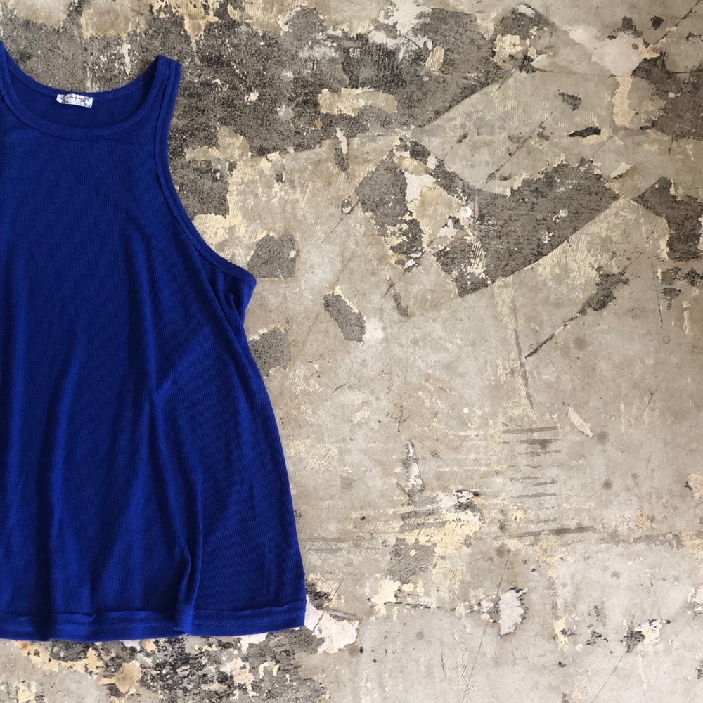 Free People Ribbed Tank Top - Picture 2 of 8